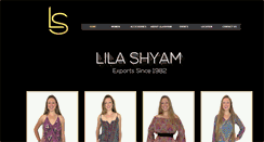 Desktop Screenshot of lilashyam.com